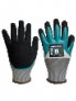 WORKSAFE OCTO COOL N800B OIL RESISTANT NITRILE SAFETY GLOVES, EN CUT B & ANSI CUT A2