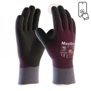 ATG MAXIDRY ZERO SAFETY GLOVES CUT LEVEL B, FULLY COATED