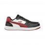 PUMA SAFETY FRONTCOURT LOW BLACK/WHITE/RED S3L ESD SAFETY SHOES WITH 300°C HEAT-RESISTANT OUTSOLE