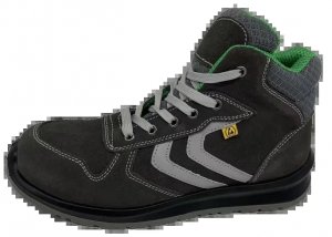 WORKSAFE® GRÜN-M S1PS ESD MID-CUT SAFETY SHOES - GREEN/GREY