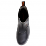 NEUKING NK76 MID CUT BLACK LEATHER SLIP-ON SHOES (10PRS/CTN)