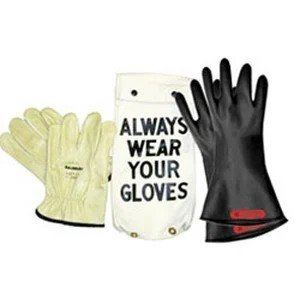 SALISBURY CLASS 0 BLACK INSULATED GLOVE KIT WITH 14