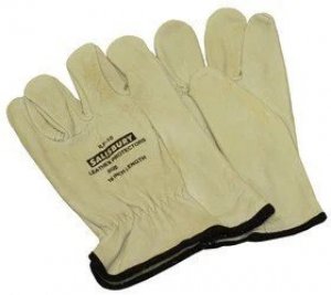 SALISBURY ILP10 LEATHER PROTECTOR GLOVES WITH TOP GRAIN COWHIDE & 10