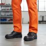 WORKGARD ALPHA II-L LOW CUT, BLACK COW SPLIT LEATHER, S3