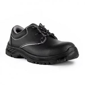 WORKGARD ALPHA-L LOW CUT, BLACK BARTON SPLIT LEATHER, S1P,