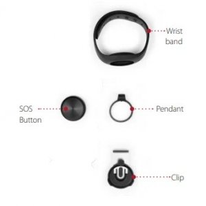 BLACKLINE ACCESSORY, SOS BUTTON FOR MOBILE APP