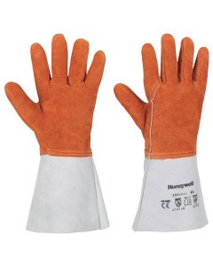 HONEYWELL UPER WELDER SPLIT LEATHER CUFF HEAT-RESISTANT GLOVES WITH KEVLAR® SEAMS