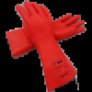 RAYCHEM ELECTRICAL INSULATING RUBBER GLOVES CLASS 2 SIZE 9 STRAIGHT CUFF