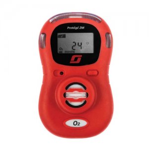 SCOTT PROTéGé ZM SINGLE GAS O2 MONITOR (HIGH VISIBILITY RED)