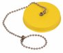 BRADLEY DUAL EYE/FACE WASH DUST CAPS ONLY, SOLD INDIVDUALLY, BEADED CHAIN TETHER, 2 1/4