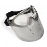 NEW PIG CAPSTONE GOGGLE PLASTIC FACE SHIELD VISOR W/ FACE SHIELD 7X9IN EA