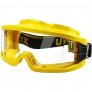UVEX ULTRAVISION CLEAR LENS GAS-TIGHT YELLOW 9301-613 WIDE-VISION SAFETY GOGGLES WITH UV400 PROTECTION