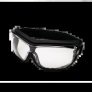 WORKGARD E3070 SAFETY GOGGLES, BLACK FRAME, CLEAR ANTI-FOG LENS WITH BLACK NON-WOVEN STRAP, 180° PANORAMIC VISIBILITY