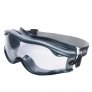 WORKSAFE® BLUESTEEL E304 HI-PERFORMANCE WIDE VISION SAFETY GOGGLES, BLUEGREY WITH CLEAR POLYCARBONATE ANTI-FOG LENS