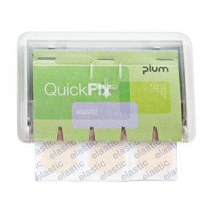 PLUM QUICKFIX UNO PLASTER DISPENSER WITH ELASTIC FABRIC PLASTERS