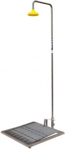 SPEAKMAN COMBINATION EMERGENCY DELUGE SHOWERS WITH AERATED EYE WASH