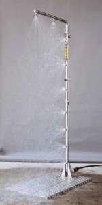 SPEAKMAN EMERGENCY PORTABLE SHOWER, COLLAPSIBLE 9 SPRAY HEADS