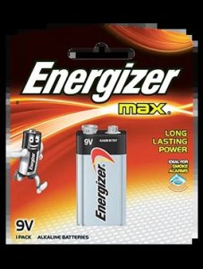 ENERGIZER 9V BATTERY (SINGLE PACKET)