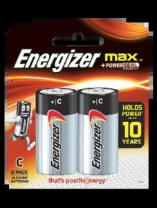 ENERGIZER C SIZE BATTERY (2PC/6PKT/BOX)