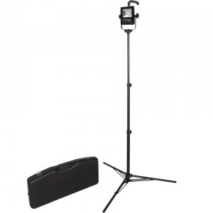 NIGHTSTICK NSR-1516C RECHARGEABLE 2500 LUMEN LED SCENE LIGHT KIT WITH MAGNETIC BASE, 6' TRIPOD AND CARRY CASE