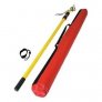 HONEYWELL 12 FT RESCUE POLE WITH CARABINER CLIP, CARABINER, PIGTAIL, MILLER WRISTBANDIT TOOL LANDYARD AND BAG