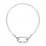 WORKSAFE® STEEL CABLE CONNECTING LANYARD - LENGTH 1M