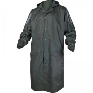 DELTA PLUS MA400 GREEN DURABLE WATERPROOF RAINCOAT WITH REAR VENTILATION
