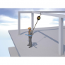 DELTA PLUS MEDBLOC AN13006C FALL PROTECTION RETRACTABLE FALL ARRESTER WITH 6M WEBBING