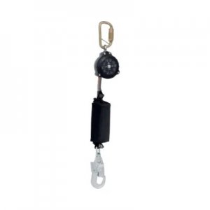 DELTA PLUS MICROBLOC AN106PF 1.8M SELF-RETRACTABLE WEBBING FALL ARRESTER WITH 140KG LOAD CAPACITY