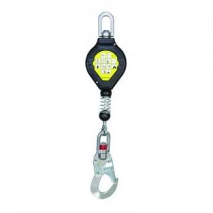 PROTEKT CR30 STEEL CABLE RETRACTOR (3M) WITH FALL INDICATOR SNAP HOOK AZ031TI