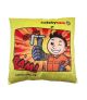 SAFETYSAM CUSTOMISED YELLOW PILLOW CUSHION 100%, KNIT WOVEN (40*40CM)