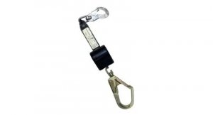 WORKSAFE® ROLEX WEBBING RETRACTOR 2.4M WITH SWIVEL HOOKS, EN360 APPROVED