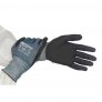 WORKSAFE N550 NITRILE MICROFOAM PALM COATED SAFETY GLOVES, CUT LEVEL D, CUT 4