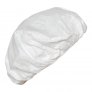 DUPONT TYVEK ISOCLEAN BOUFFANT IC729S WH, WHITE, CLEANED AND STERILIZED, ELASTIC HEADBAND, SERGED SEAMS