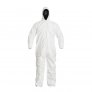 DUPONT TYVEK ISOCLEAN IC180 COVERALL WITH HOOD, OPTION 0S (HKG), WHITE (25PCS/CTN)