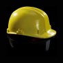GIORDANI FIBERGLASS REINFORCED SCHUBERTH HELMET, YELLOW, EN 397 MM