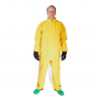 RESPIREX CHEMICAL PROTECTIVE YELLOW NEOPRENE JACKET WITH NEOPRENE GLOVES (LENGHT : 42”)