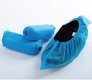 DISPOSABLE 25GSM PP NON-WOVEN SHOE COVER, BLUE, SINGLE-USE, 15X40CM, 100PCS/PKT