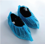 DISPOSABLE PP NON-WOVEN SHOE COVER, BLUE, ANTI-SKID, 15X40CM