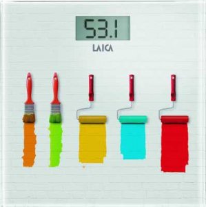 LAICA PS1062 WHITE DIGITAL PERSONAL SCALE (4PCS/CTN)