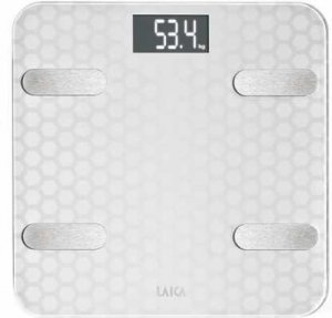 LAICA PS7011 SMART PERSONAL SCALE WHT WITH BODY COMPOSITION CALCULATOR (4PCS/CTN)