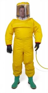 RESPIREX SIMPLAIR AIR SUPPLIED SUIT, YELLOW C2 PVC