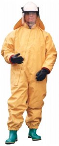 RESPIREX VITON/BUTYL/VITON 1-PIECE SIREN SUIT WITH SINGLE ELASTIC CUFFS & LEGS