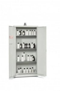 DUPERTHAL TOXIC SUBSTANCES CABINET L FOR STORAGE OF NON-FLAMMABLE TOXIC