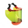 SALISBURY 10 CAL/CCM2 SHIELD W/CHIN CUP & UNIVERSAL BRACKET FOR FRONT BRIM HARD HAT