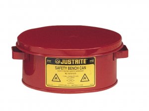 JUSTRITE 1 GAL BENCH CAN W/O BASKET