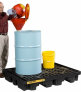 JUSTRITE 2 DRUM ECOPOLYBLEND DRUMSHED PALLET