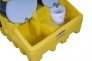 JUSTRITE DRUM MANAGEMENT BASE, YELLOW