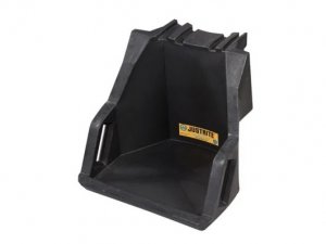 JUSTRITE DRUM MANAGEMENT DISPENSING SHELF, BLACK