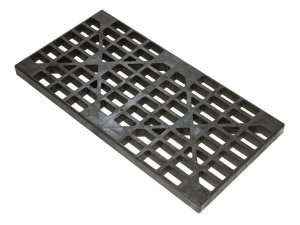 JUSTRITE GRATE, 2 DRUM REPLACMT, ECO BK